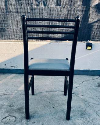 Sedie da pranzo vintage set 8 pezzi