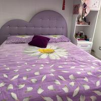 Letto matrimoniale ecopelle Swarovski