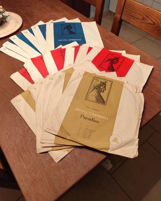 la Divina Commedia in disco vinile 33 giri
