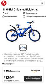 Bici chicane 20 bambini come nuova