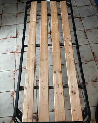 Rete con doghe in legno 180x80
