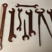 Attrezzi da lavoro antichi restauro conservativo,