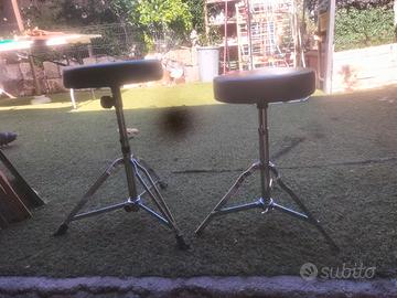coppia sgabelli x batteria ecc