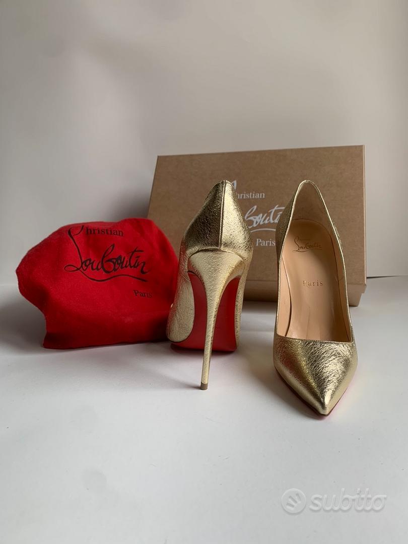 Scarpe 2024 louboutin oro