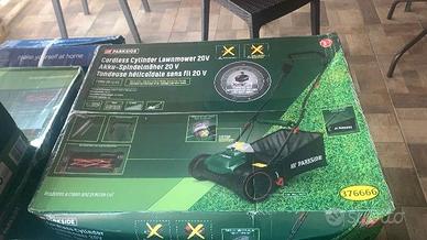 RASAERBA-A BATTERIA DELLA PARKISIDE (NUOVO)