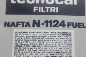 Filtro nafta N-1124 Tecnocar
