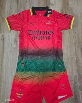 Completo AC Milan x Off‑White / Puma