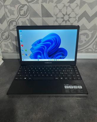 PC PORTATILE MEDIACOM CPU INTEL SSD 128 gb BATT OK