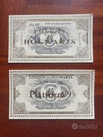 Harry potter biglietti per hogwarts binario 9 3/4