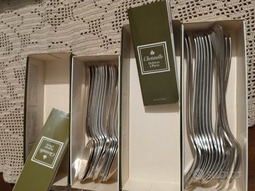 cucchiaini e forchettine in argento Christofle