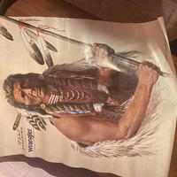 Poster wangler wolf apsaroke  vintage