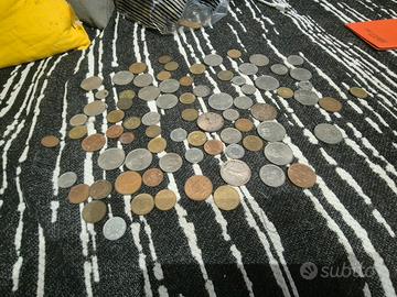Lotto monete estere pre-euro (UK, Francia, Spagna,