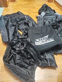 Tuta anti pioggia scooter moto pantalone giacca 