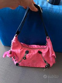 borsa Kipling rosa a spalla