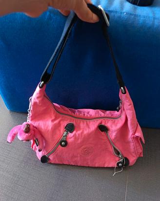 borsa Kipling rosa a spalla