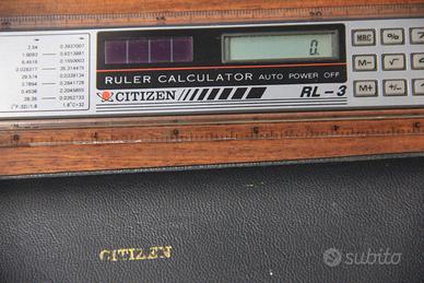 Citizen RL-3 calcolatrice righello anni 70