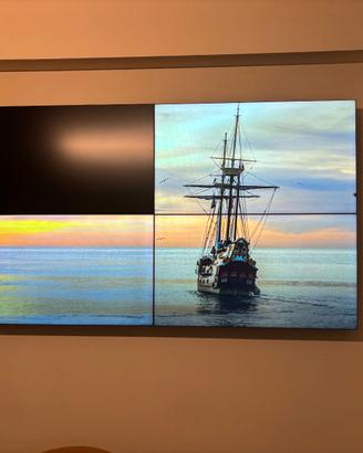 4 Monitor Samsung TV 46" Video wall  TUTTO 500€