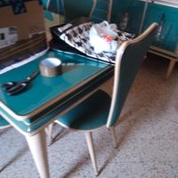 stanza da pranzo vintage della ditta Mascagni