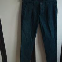 Pantaloni verde bottiglia tg 52