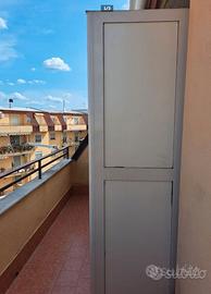 Armadio mobile balcone terrazza in alluminio