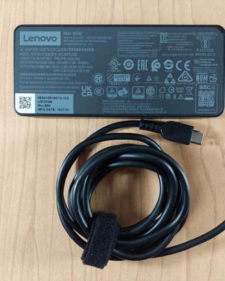Caricabatteria ORIGINALE Lenovo ADLX65YLC3D USB-C