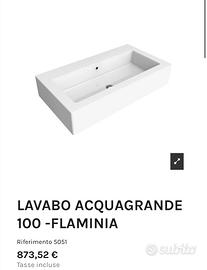 lavabo Acquagrande 100- Flaminia