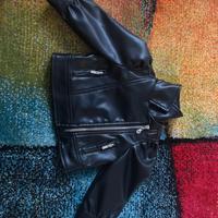 Giacca pelle neonata