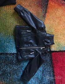 Giacca pelle neonata