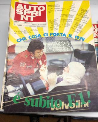 Collezione completa autosprint anno 1978
