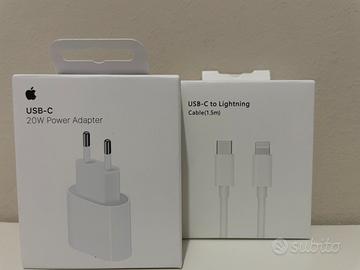 Caricatore originale apple + cavo 1,5 cm