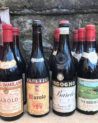 Barolo Barbaresco amarone varie annate