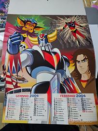 Calendario Anime 2004 Goldrake Jeeg Mazinga