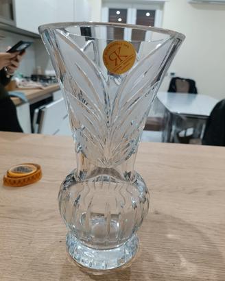 Vaso in cristallo Rhein  Kristall con decorazione