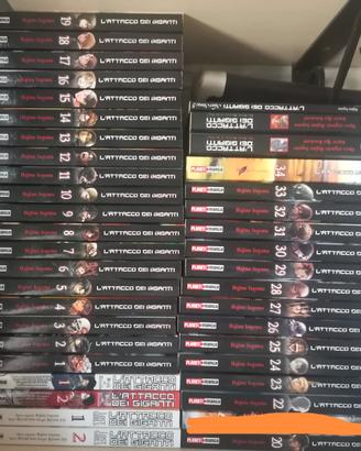 l'attacco dei giganti 1 al 34 + edizioni special