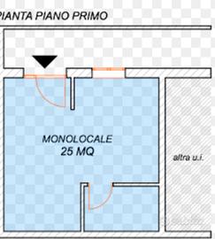 San donato ampio monolocale : 280 euro