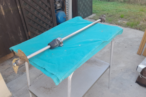 Asse elica ed elica barca a vela