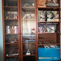 BILLY Libreria, nero effetto rovere L80xP28xH106
