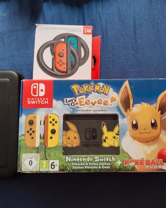 Nintendo Switch Evee edition  con accessori e ring