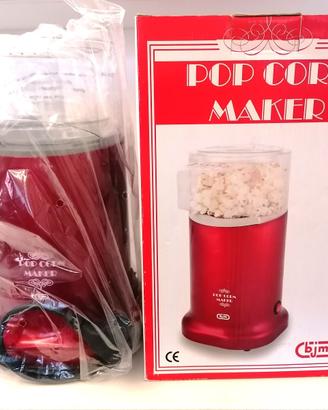 Pop corn maker Rosso metallizzato - NUOVA