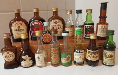 Bottiglie liquore mignon da collezione