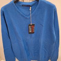 Pullover uomo azzurro Tg. M