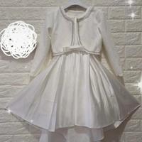 Vestito bianco elegante bambina