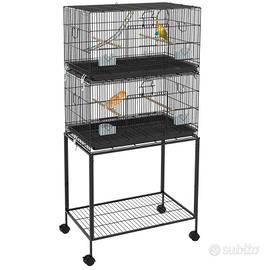 Gabbia PawHut Grande con Carrello Usata 1 Mese
