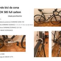 Bici da corsa LOOK 585 full carbon