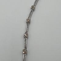 Bracciale tennis oro e diamanti 1,5 ct