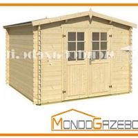 Casa legno Madreperla gazebo 320x320 34 mm