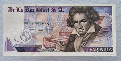 Banconota 1 Specimen Varinota “Beethoveen" FDS