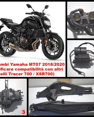 Ricambi Vari Yamaha MT07/Tracer 7/XSR 700