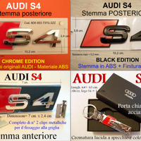 AUDI S4 Stemma Posteriore Anteriore Porta Chiavi