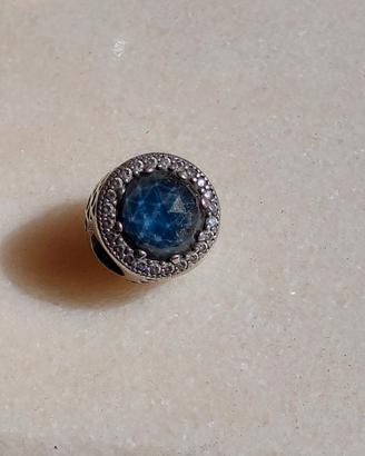 Pandora ciondolo charm originale pietra blu